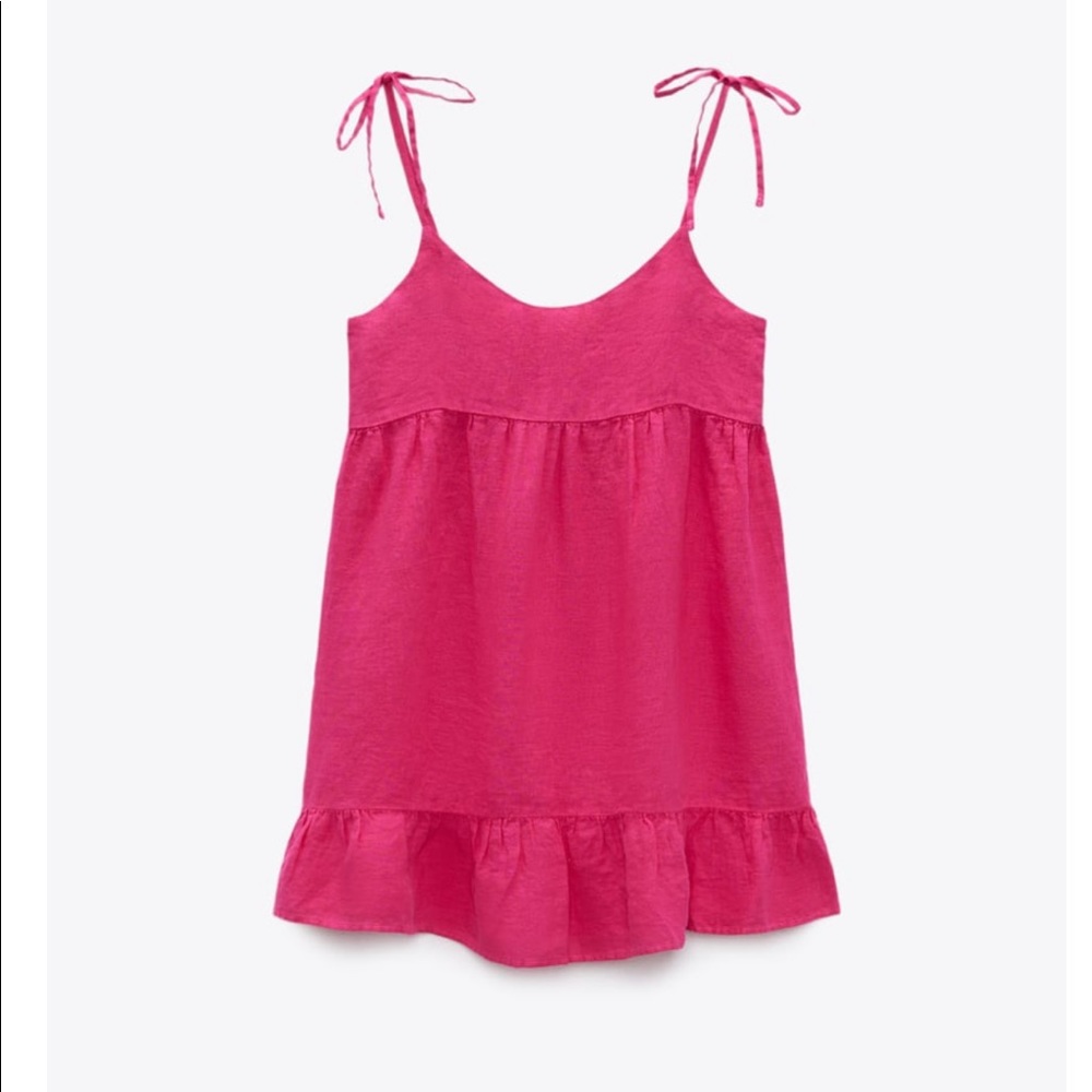 ZARA Mini Linen Dress